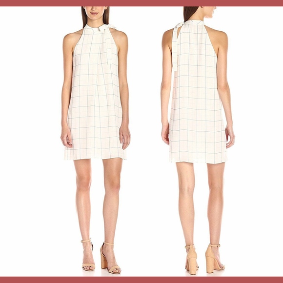 NWT $345 Theory 'Espere' Tile Print Cutaway‎ Crepe Dress Ivory [SZ 4 ]